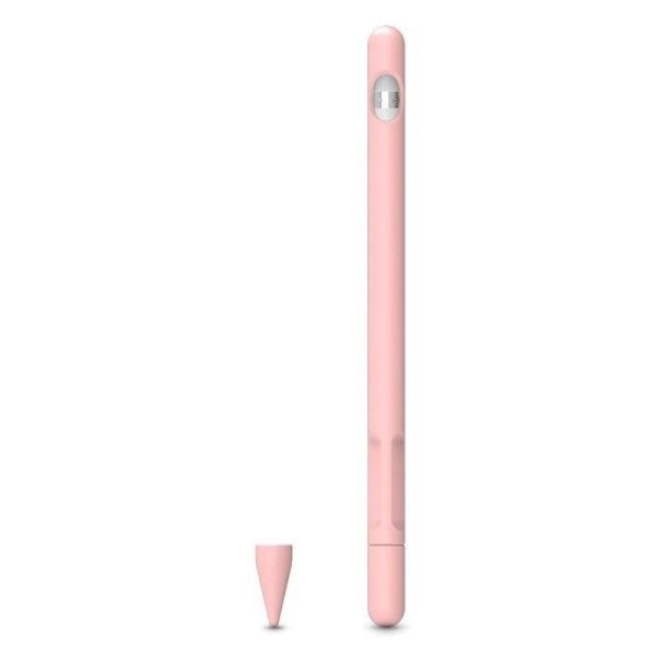 Apple Pencil 1 Fleksibelt Silikone Cover - Lyserød