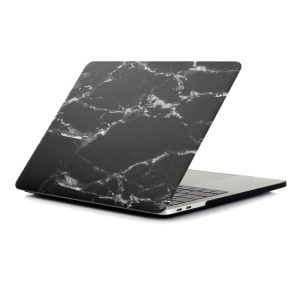 MacBook Pro 13 (2016-) - Mønstret Hard Beskyttende Cover - Marmor Tekstur / Sort