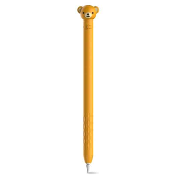 Apple Pencil 1 Gen. Fleksibelt Silikone Cover m. Motiv - Bamse