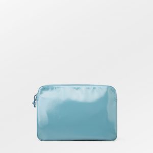 Crinkled Computer Sleeve - Blå